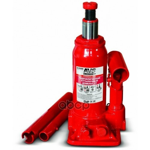 Домкрат бутылочный AVS HJ-B2000 2т 158-308мм. 8