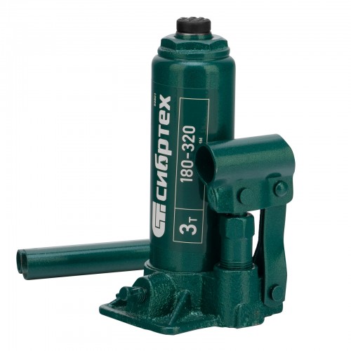 Домкрат бутылочный гидравлический Сибртех 50801 3 т 180-320 мм 4