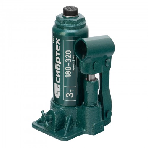 Домкрат бутылочный гидравлический Сибртех 50801 3 т 180-320 мм 5