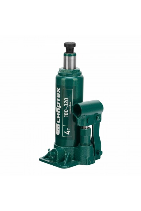 Домкрат бутылочный гидравлический Сибртех 50802 4 т 180-320 мм 3