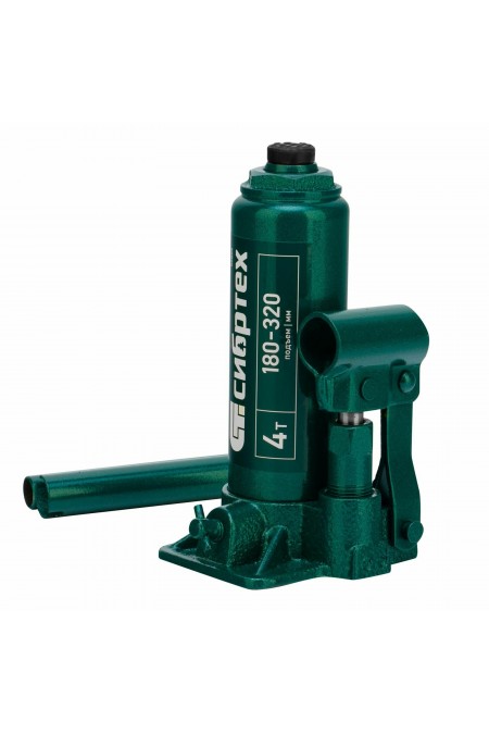 Домкрат бутылочный гидравлический Сибртех 50802 4 т 180-320 мм 6