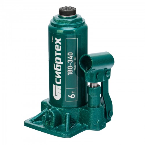 Домкрат бутылочный гидравлический Сибртех 50804 6 т 180-340 мм 2