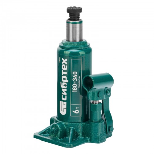 Домкрат бутылочный гидравлический Сибртех 50804 6 т 180-340 мм 5