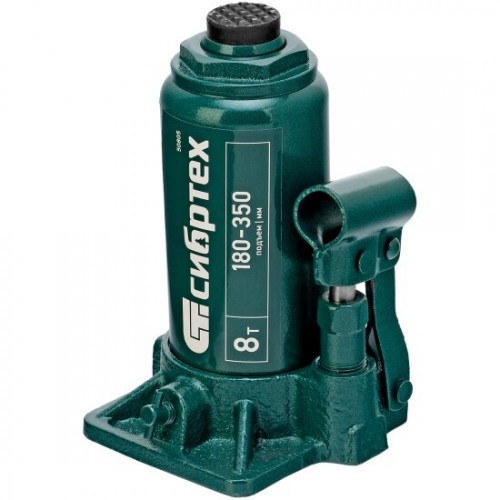 Домкрат бутылочный гидравлический Сибртех 50805 8 т 180-350 мм 1