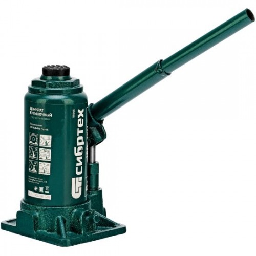 Домкрат бутылочный гидравлический Сибртех 50805 8 т 180-350 мм 6