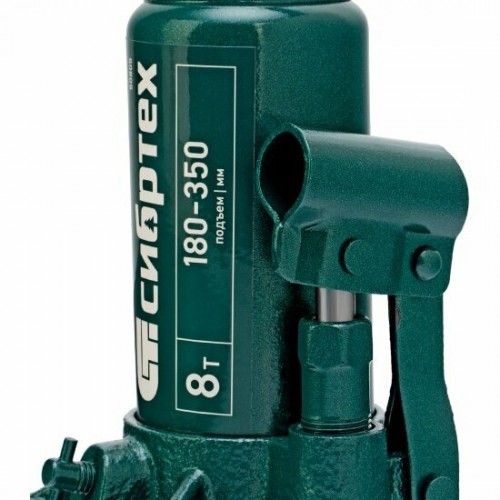 Домкрат бутылочный гидравлический Сибртех 50805 8 т 180-350 мм 7