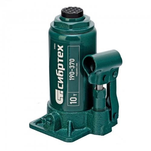 Домкрат бутылочный гидравлический Сибртех 50806 10 т 190-370 мм 1