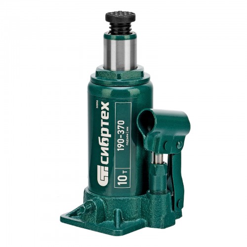 Домкрат бутылочный гидравлический Сибртех 50806 10 т 190-370 мм 4