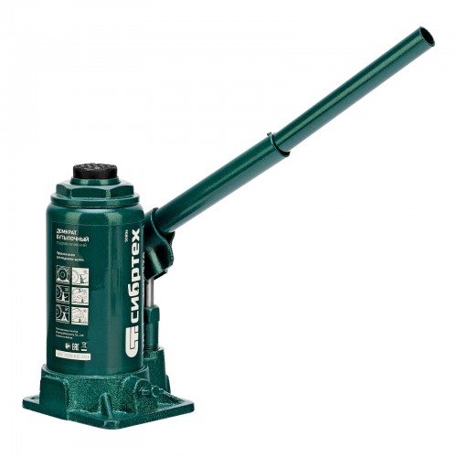 Домкрат бутылочный гидравлический Сибртех 50806 10 т 190-370 мм 5