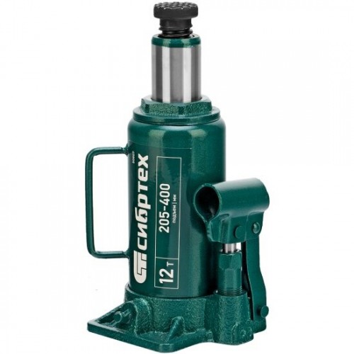 Домкрат бутылочный гидравлический Сибртех 50807 12 т 205-400 мм 4