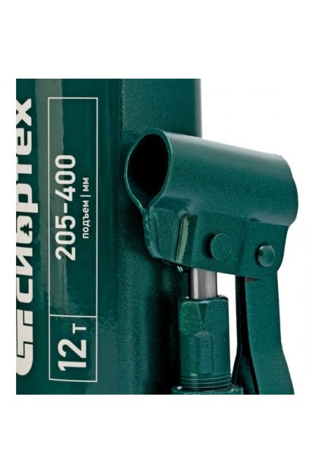 Домкрат бутылочный гидравлический Сибртех 50807 12 т 205-400 мм 7