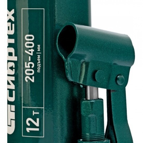 Домкрат бутылочный гидравлический Сибртех 50807 12 т 205-400 мм 7