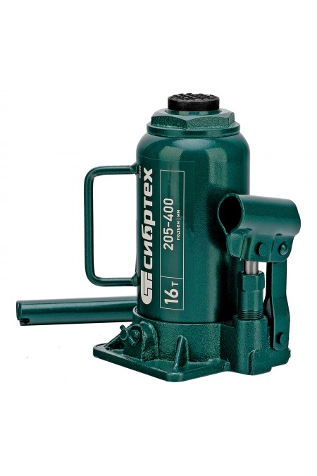 Домкрат бутылочный гидравлический Сибртех 50808 16 т 205-400 мм 