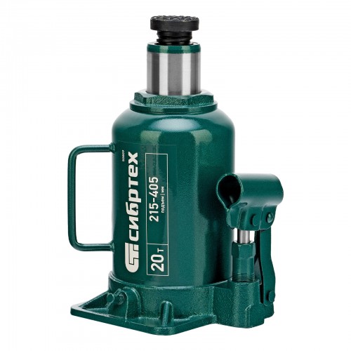 Домкрат бутылочный гидравлический Сибртех 50809 20 т 215-405 мм 3
