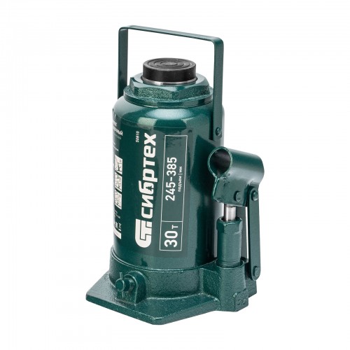 Домкрат бутылочный гидравлический Сибртех 50810 30 т 245-385 мм 5