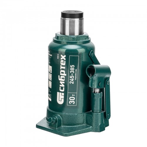 Домкрат бутылочный гидравлический Сибртех 50810 30 т 245-385 мм 8