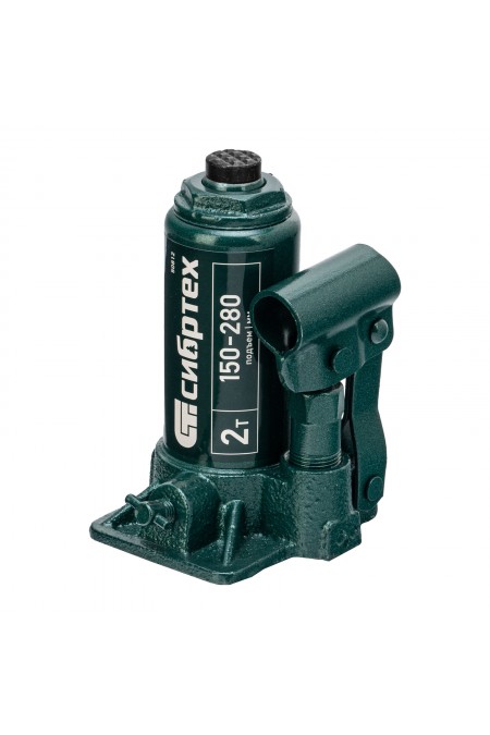 Домкрат бутылочный гидравлический Сибртех 50812 2 т 150-280 мм 2