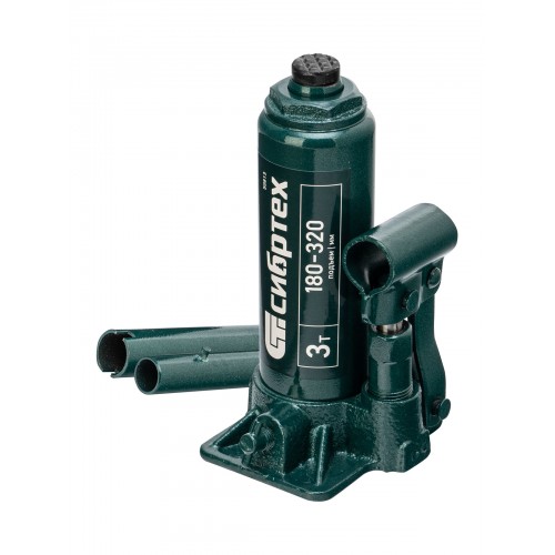 Домкрат бутылочный гидравлический Сибртех 50813 3 т 180-320 мм 2