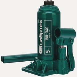 Домкрат бутылочный гидравлический Сибртех 50814 5 т 180-340 мм