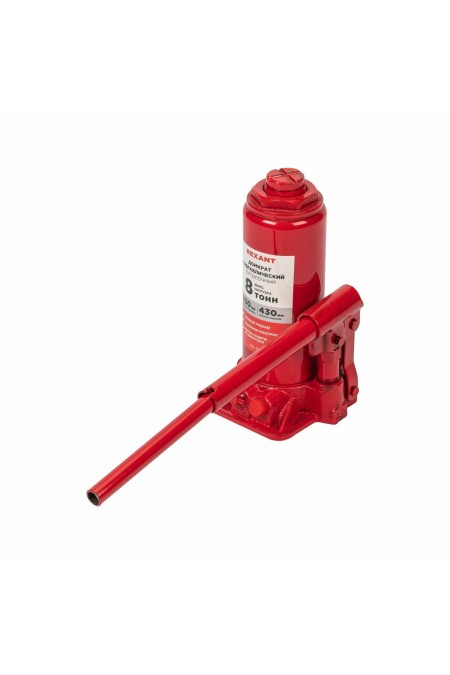 Домкрат гидравлический бутылочный Rexant 80-0612 8т 1