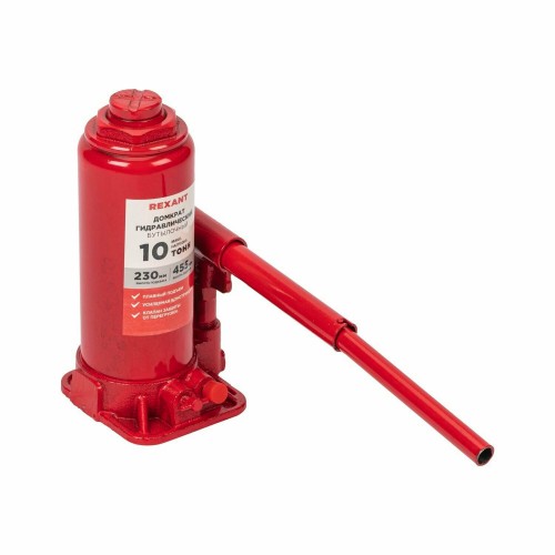 Домкрат гидравлический бутылочный REXANT (80-0613) 10т 6
