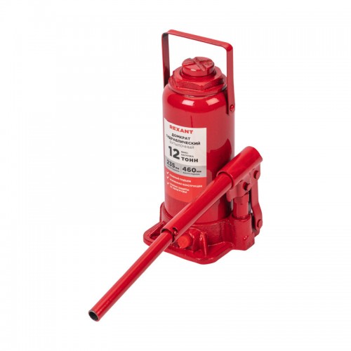 Домкрат гидравлический бутылочный Rexant 80-0614 12т 