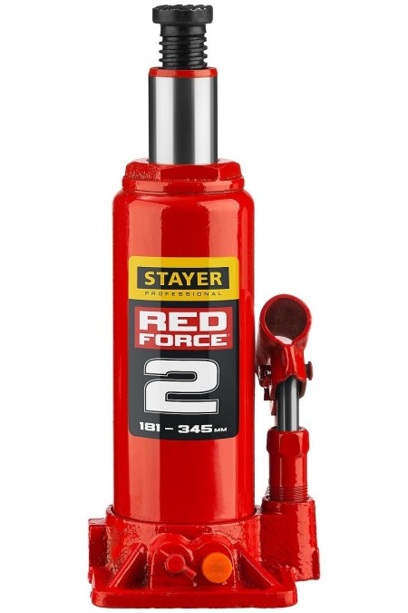 Домкрат гидравлический бутылочный STAYER Red Force 43160-2-K_z01 1