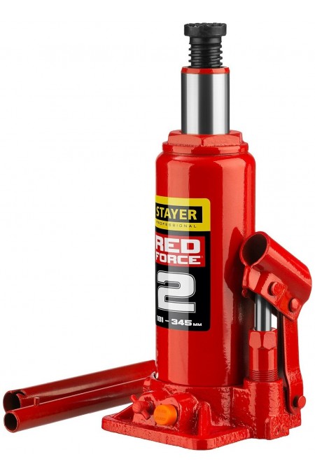 Домкрат гидравлический бутылочный STAYER Red Force 43160-2-K_z01 2
