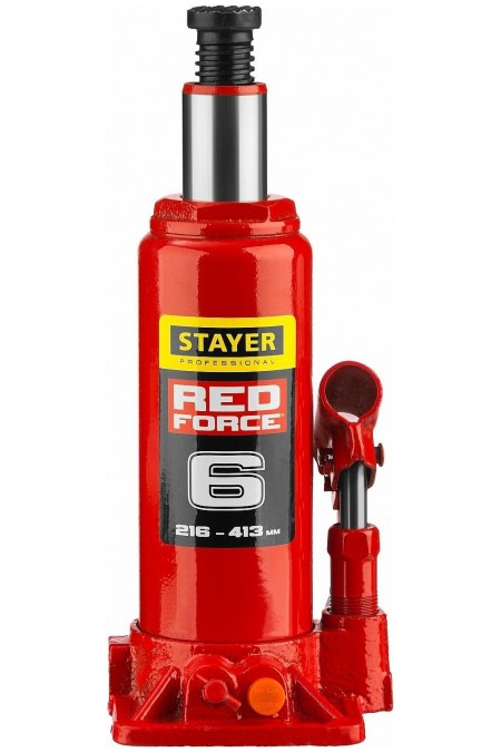 Домкрат гидравлический бутылочный STAYER Red Force 43160-6_z01 4