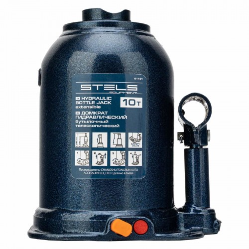 Домкрат гидравлический бутылочный Stels 180-430мм 9
