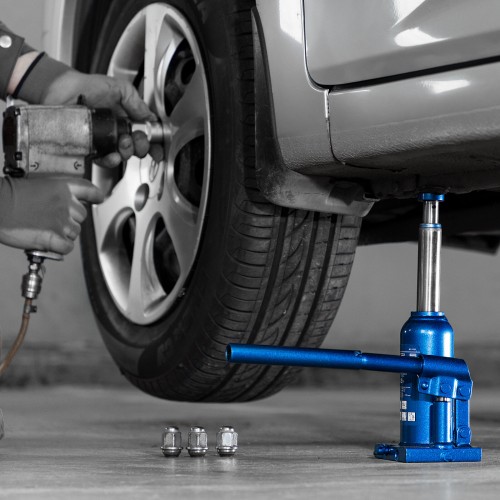 Домкрат гидравлический бутылочный Stels 51115 2т 9