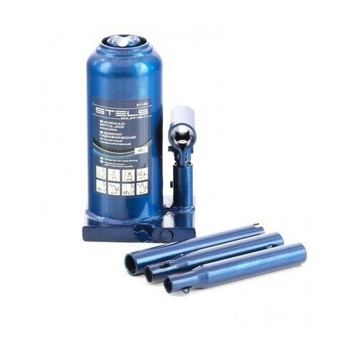 Домкрат гидравлический бутылочный Stels 51116 4 т 4