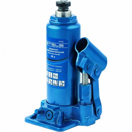 Домкрат гидравлический бутылочный Stels 51116 4 т 5