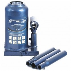 Домкрат гидравлический бутылочный Stels 51117 6 т