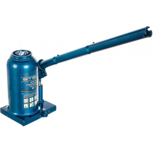 Домкрат гидравлический бутылочный Stels 51117 6 т 2