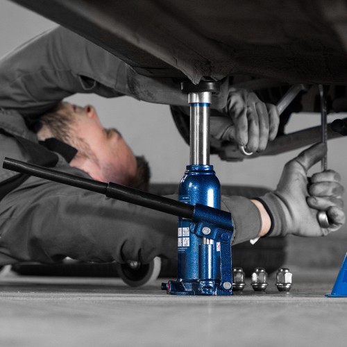 Домкрат гидравлический бутылочный Stels 51161 3т 3