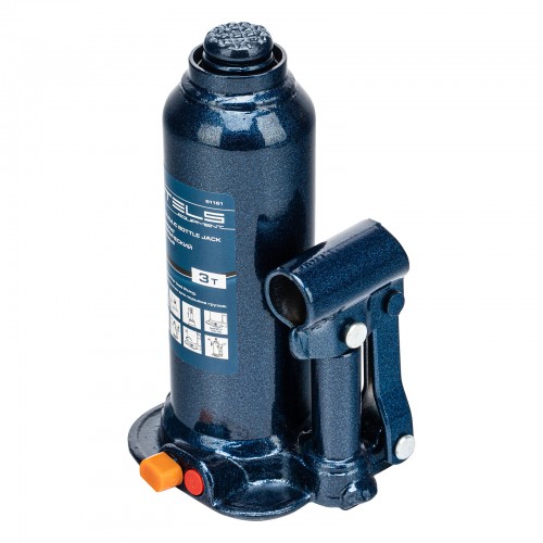 Домкрат гидравлический бутылочный Stels 51161 3т 7