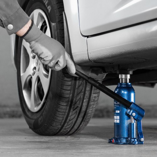 Домкрат гидравлический бутылочный Stels 51164 6т 7