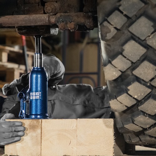 Домкрат гидравлический бутылочный Stels 51166 10 т 2