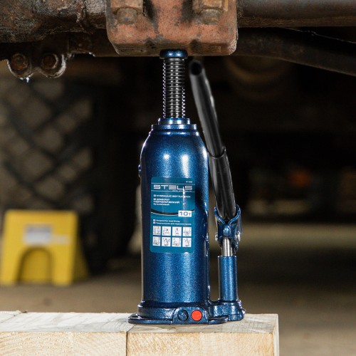Домкрат гидравлический бутылочный Stels 51166 10 т 5