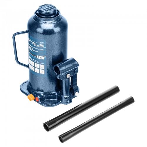 Домкрат гидравлический бутылочный Stels 51168 16т 4