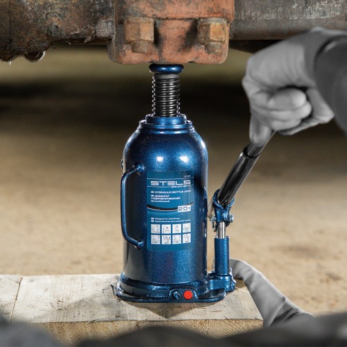 Домкрат гидравлический бутылочный Stels 51169 20 т h подъема 235-445 мм 2