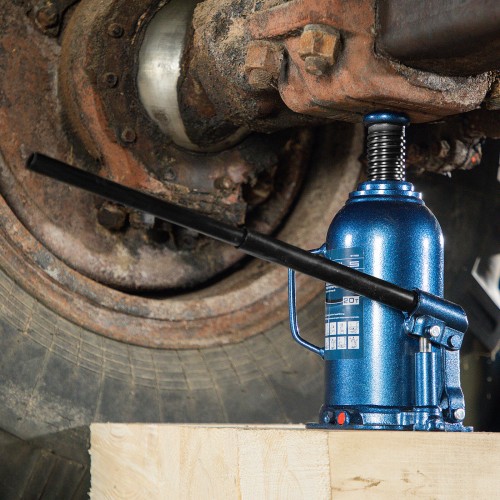 Домкрат гидравлический бутылочный Stels 51169 20 т h подъема 235-445 мм 4