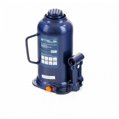 Домкрат гидравлический бутылочный Stels 51169 20 т h подъема 235-445 мм 9