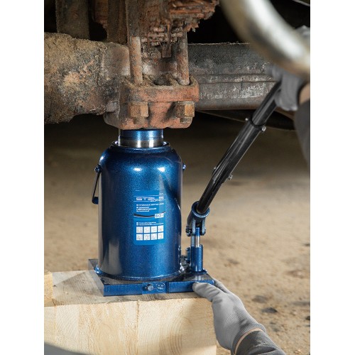 Домкрат гидравлический бутылочный Stels 51171 50т 7