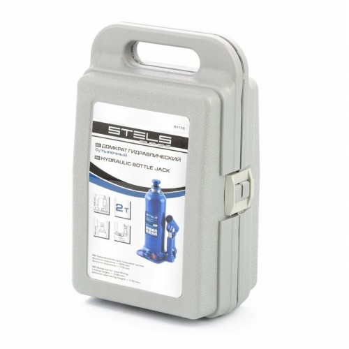 Домкрат гидравлический бутылочный Stels 51172 2т 2