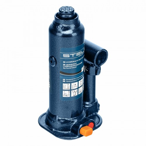 Домкрат гидравлический бутылочный Stels 51172 2т 6