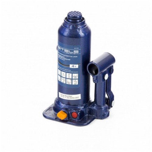 Домкрат гидравлический бутылочный Stels 51174 4т 