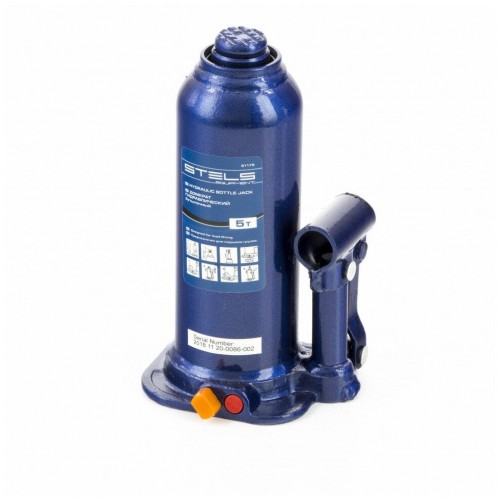 Домкрат гидравлический бутылочный Stels 51175 5т 1