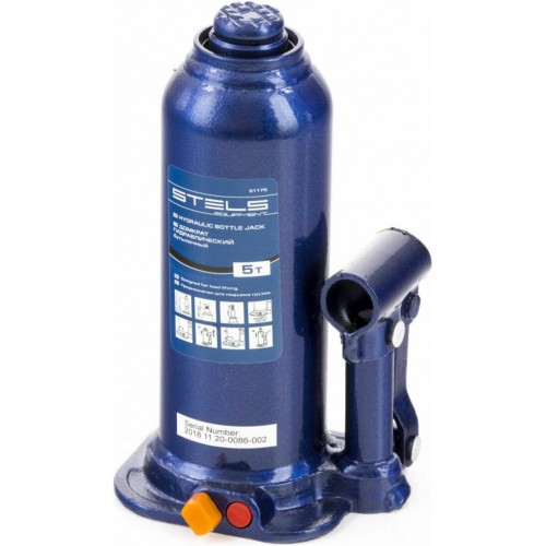 Домкрат гидравлический бутылочный Stels 51175 5т 4